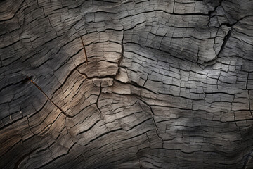 Processed collage of old black tree bark surface texture. Background for banner, backdrop