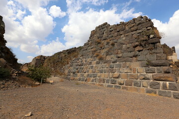Belvoir Israel 05 10 2023 . Belvoir is an archaeological monument, an ancient Hospitaller fortress,...