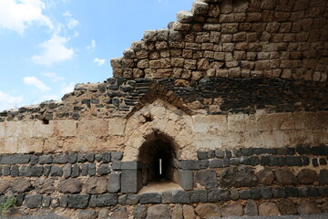 Belvoir Israel 05 10 2023 . Belvoir is an archaeological monument, an ancient Hospitaller fortress, located south of the Sea of ​​Galilee.