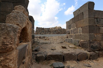 Belvoir Israel 05 10 2023 . Belvoir is an archaeological monument, an ancient Hospitaller fortress,...