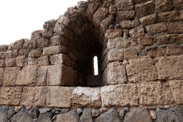 Belvoir Israel 05 10 2023 . Belvoir is an archaeological monument, an ancient Hospitaller fortress, located south of the Sea of ​​Galilee.