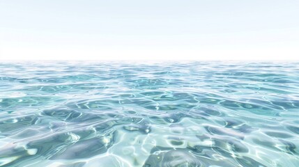 Obraz premium Crystal Clear Waters horizon water underwater.