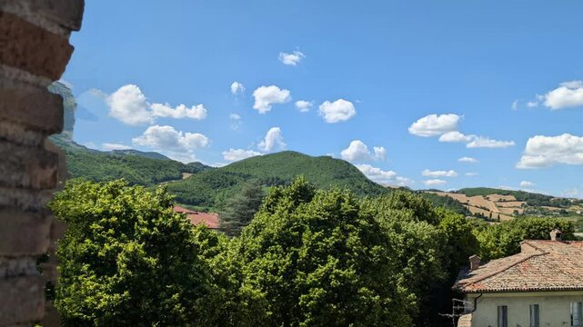 Vista dal Torrione di Cagli nelle Marche