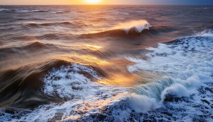sunset on the beach