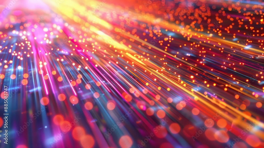 Poster abstract huge data backdrop notion in technology. digital data flow motion. big data transfer. data 