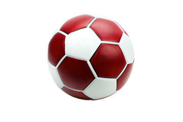 Old soccer and football balls isolated on white background, featuring sports equipment in vintage leather, black and white, for a classic game feel