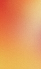 Fototapeta premium Grainy textured background featuring a smooth gradient transition from orange to yellow hues