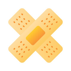 Icon of bandage in trendy style, ready for premium use