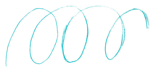 Light blue pencil strokes in simple style, isolated on transparent background.
