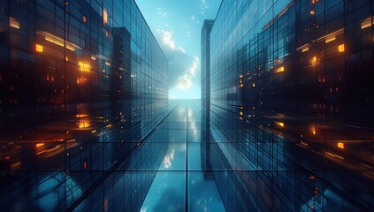 Urban Labyrinth of Glass and Steel