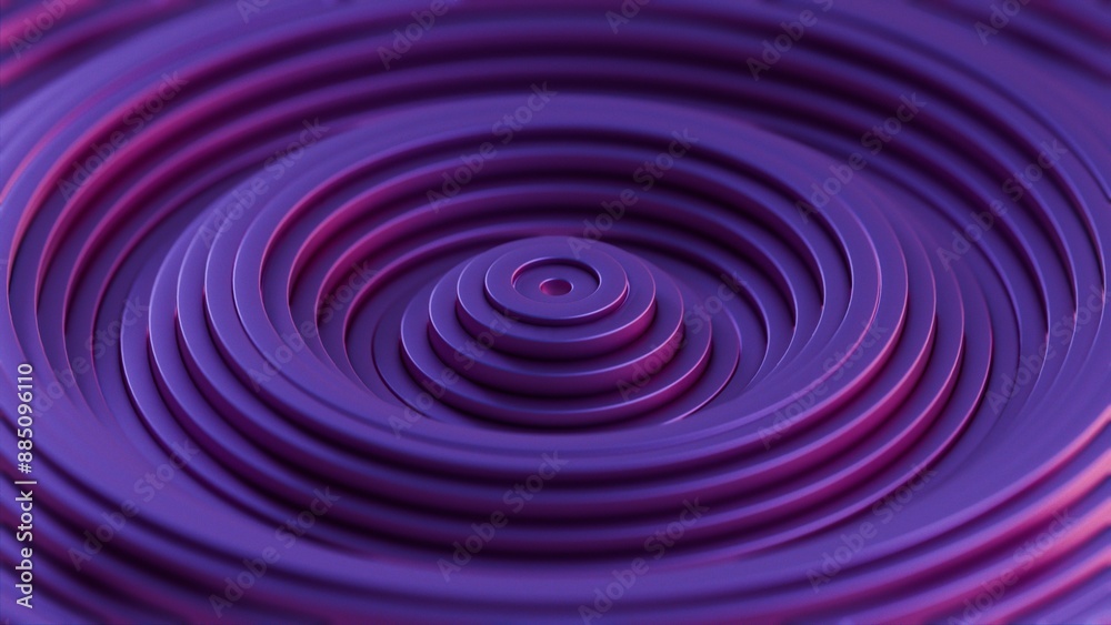 Aufkleber abstract purple spiral layers with gradient effect..