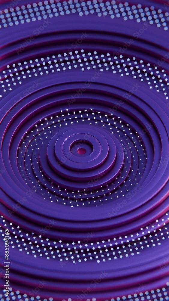 Aufkleber abstract purple spiral layers with gradient effect..