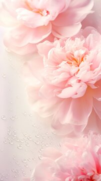 Peony carnation blossom flower.