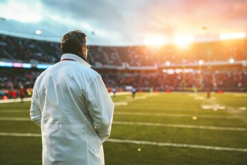 Young red-haired woman poses smiling at camera. Black and asian women out of focus in the background.. Beautiful simple AI generated image in 4K, unique.
