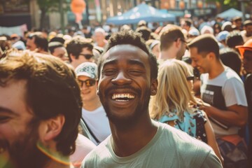Obraz premium A portrait of a multi-ethnic group of students in the college library with a boy in a wheelchair in the foreground. Beautiful simple AI generated image in 4K, unique.