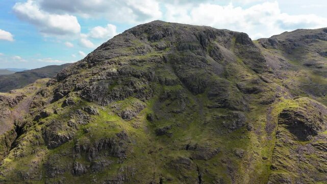 Drone Footage of the mountains and lakes surrounding Wasdale in the Lake District National Park