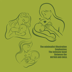The intimate bond between the mother and child