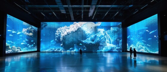 High Definition Brilliance: Vibrant Content on Massive LED Screens