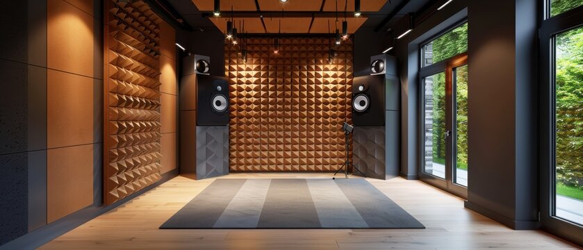 State-of-the-Art Recording Booth for Crystal Clear Sound Quality