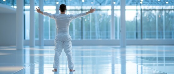 Precision in Motion: Choreographer Perfecting a Dance Routine with Focus and Grace