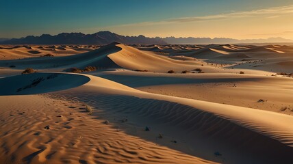 beautiful view of the desert