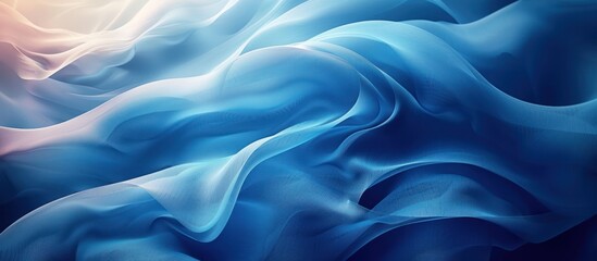 Fototapeta premium Abstract Blue Fabric Texture