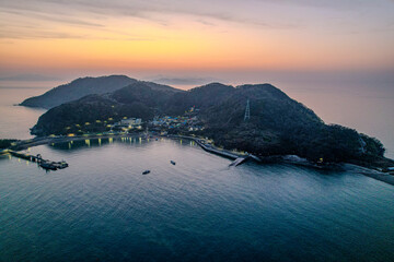 2022년 4월 경, 대이작도에서 Air2s 드론으로 직접 촬영한 섬의 전경입니다.