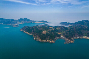 2022년 4월 경, 대이작도에서 Air2s 드론으로 직접 촬영한 섬의 전경입니다.