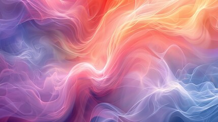 Fototapeta premium Abstract colorful swirl of pink, purple, and orange hues creating a vibrant and dynamic background. Perfect for creative and modern designs.