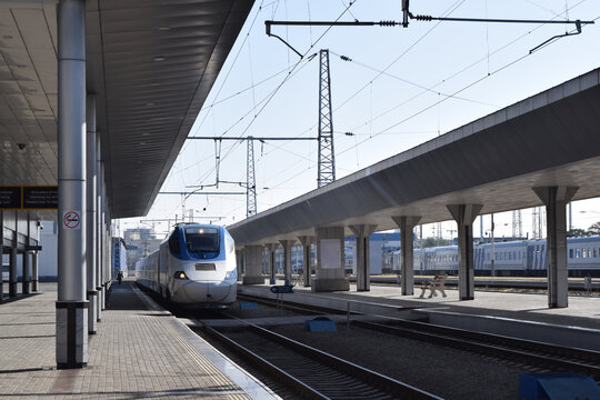 Afrosiyob, which is high speeed railway in Uzbekistan