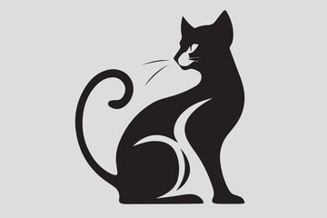 black and white cat