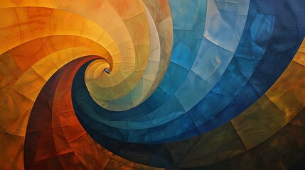 Obraz premium Abstract golden ratio art