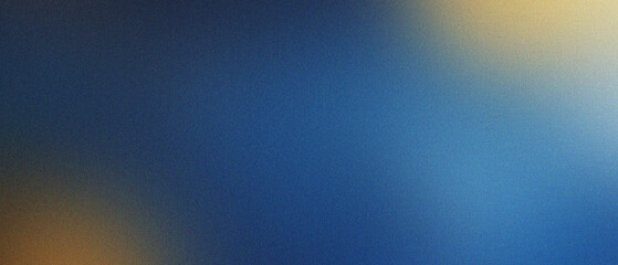 Subtle Blue and Gold Gradient Texture - Wide Abstract Background for Elegant Designs