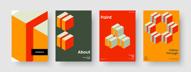 Geometric Poster Design. Modern Business Presentation Template. Creative Book Cover Layout. Report. Background. Flyer. Banner. Brochure. Handbill. Portfolio. Newsletter. Catalog. Notebook