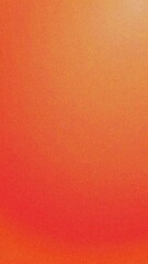 Fototapeta premium Orange grainy gradient background noise texture poster backdrop banner design, copy space