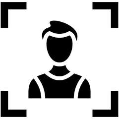 Camera Shot vector icon illustration of Filmmaking iconset.