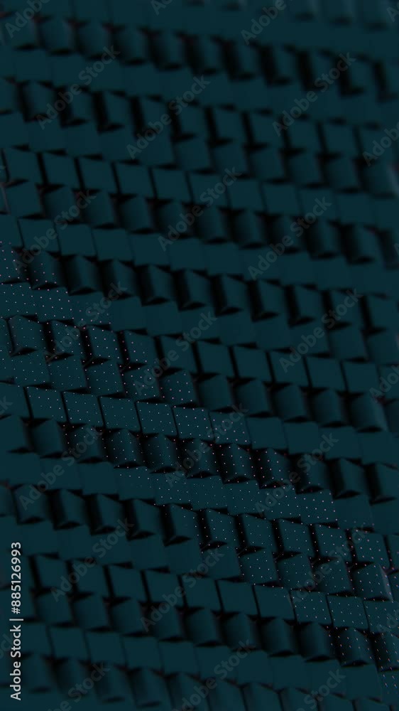 Poster dark geometric pattern with subtle pink dots