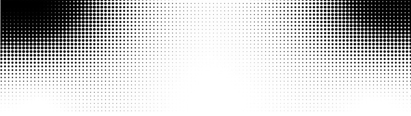 Wave halftone pattern. Halftone dots background. Vector © YURII