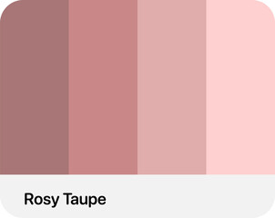 color palette with soft color style