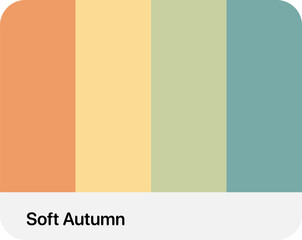 Obraz premium color palette with soft color style