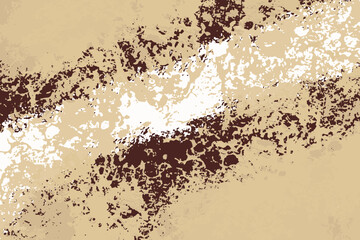 Summer beige brown tones, summer sand bomb, watercolor graphic background. Brush stroke drawing. Blurred smooth transitions of tones. Abstract beige wallpaper.