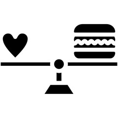 Balance vector icon illustration of Lifestyles iconset.