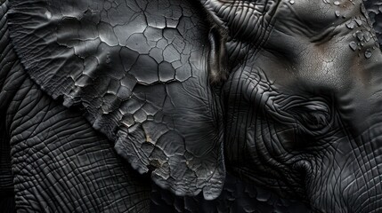 Obraz premium Elephant Skin Texture Background Vector