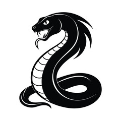 Snake Silhouette Vector Illustration