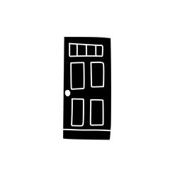 door silhouette icon