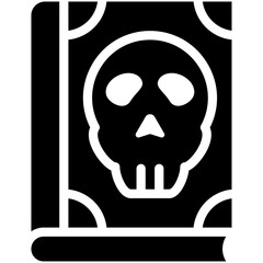 Literary Horror vector icon illustration of Literature iconset.