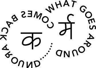 KARMA COOL TYPOGRAPHY