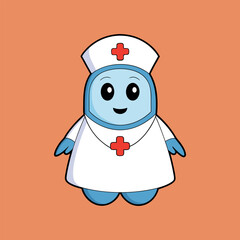 Halloween spooky Clip art isolated vector illustration on a white background