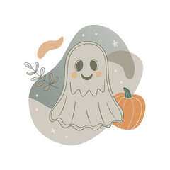 Halloween spooky Clip art isolated vector illustration on a white background