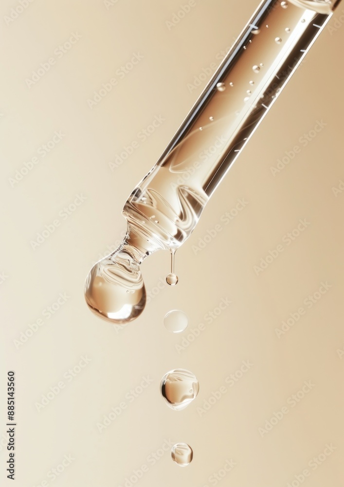 Poster clear serum drop simplicity splashing.